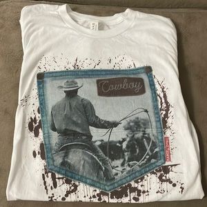 Womens Cowboy T shirt